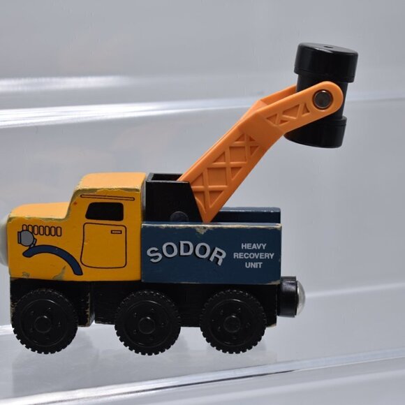 2003 Thomas The Train & Friends Wooden Railway Butch Sodor Heavy Recovery Unit - Picture 4 of 6